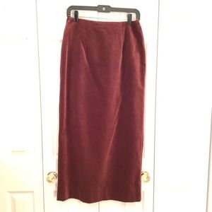 Monsoon Vintage velvet pencil skirt